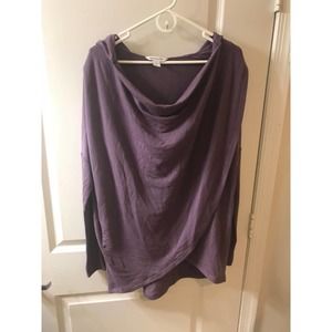 Athleta Women's Medium Purana Wrap Sweatshirt Violet